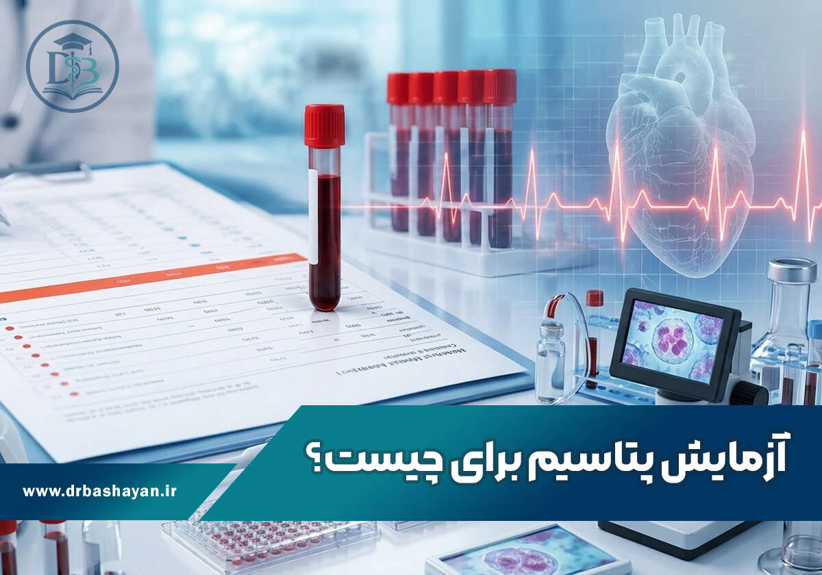What is a potassium test for